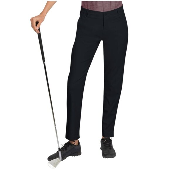 Three Sixty Six Quick Dry Ankle Length Golf Pants in Black Sz 16 - Picture 1 of 9